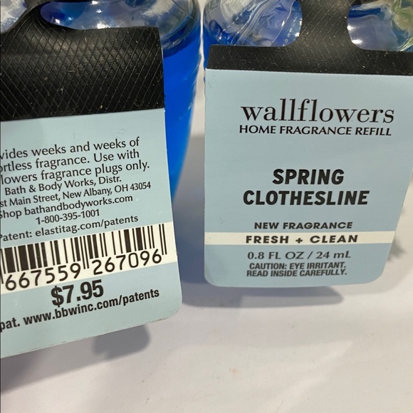 Bath & Body Works “Spring Clothesline” 2 New Wallflower Refills - Picture 4 of 5